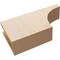 Ekena Millwork 4in. W x 8in. H x 16in. L Huntington Woodgrain TimberThane Rafter Tail, Primed Tan RFTUR04X08X16HUNRCPR - alternate 6
